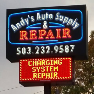 Andy's Auto Supply & Repair
2150 SE Powell Blvd 
Portland, OR 
